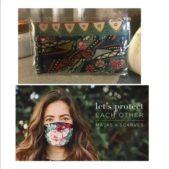 Johnny Was Silk Mask - Picture 1 of 2